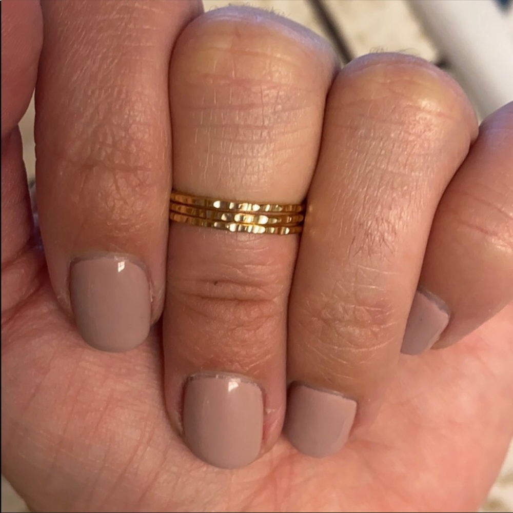 Women’s dainty stacking rings
